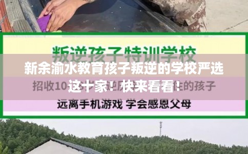 新余渝水教育孩子叛逆的学校严选这十家！快来看看！