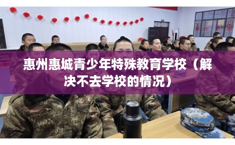 惠州惠城青少年特殊教育学校（解决不去学校的情况）