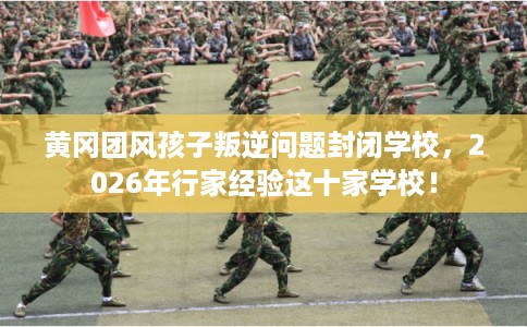 黄冈团风孩子叛逆问题封闭学校，2026年行家经验这十家学校！