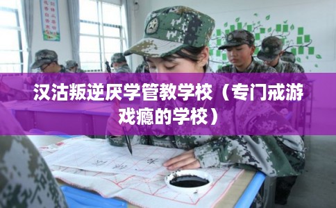 汉沽叛逆厌学管教学校（专门戒游戏瘾的学校）