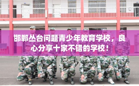 邯郸丛台问题青少年教育学校，良心分享十家不错的学校！