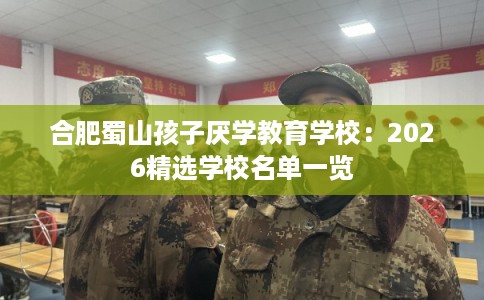 合肥蜀山孩子厌学教育学校：2026精选学校名单一览