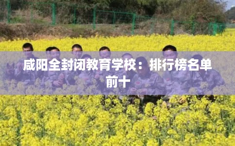 咸阳全封闭教育学校：排行榜名单前十