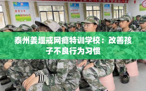 泰州姜堰戒网瘾特训学校：改善孩子不良行为习惯