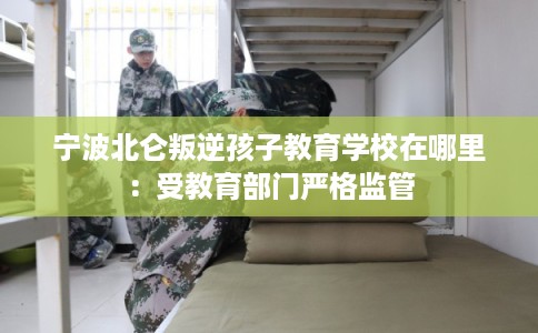 宁波北仑叛逆孩子教育学校在哪里：受教育部门严格监管