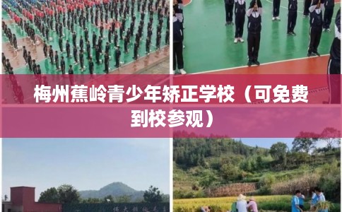 梅州蕉岭青少年矫正学校（可免费到校参观）
