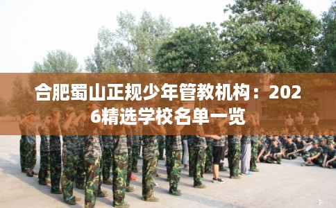合肥蜀山正规少年管教机构：2026精选学校名单一览