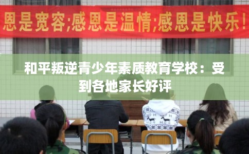 和平叛逆青少年素质教育学校：受到各地家长好评