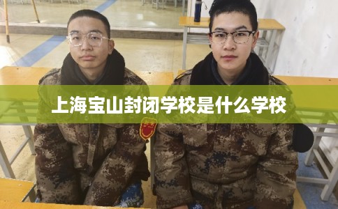 上海宝山封闭学校是什么学校