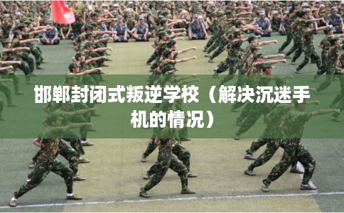 邯郸封闭式叛逆学校（解决沉迷手机的情况）