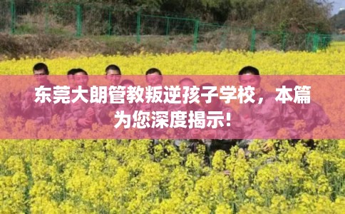 东莞大朗管教叛逆孩子学校，本篇为您深度揭示!