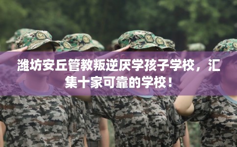 潍坊安丘管教叛逆厌学孩子学校，汇集十家可靠的学校！