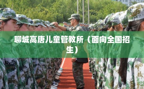 聊城高唐儿童管教所（面向全国招生）