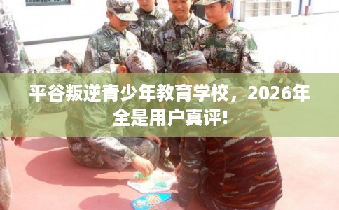 平谷叛逆青少年教育学校，2026年全是用户真评!