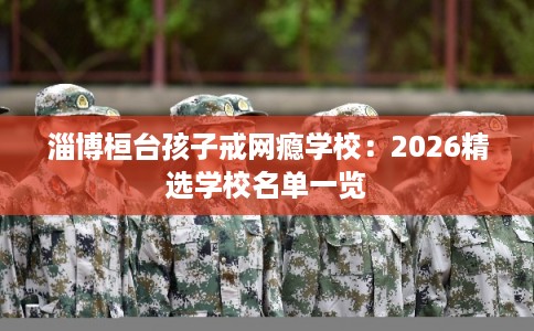 淄博桓台孩子戒网瘾学校：2026精选学校名单一览