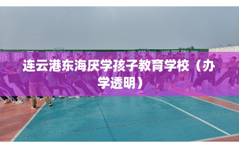 连云港东海厌学孩子教育学校（办学透明）