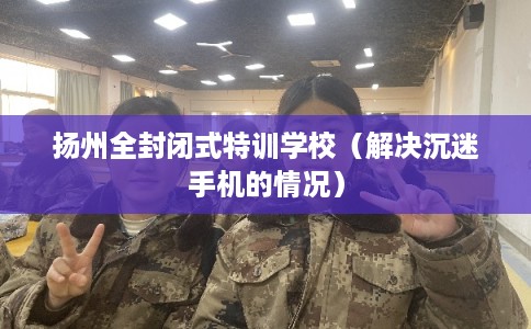 扬州全封闭式特训学校（解决沉迷手机的情况）