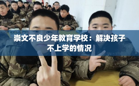 崇文不良少年教育学校：解决孩子不上学的情况