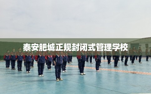 泰安肥城正规封闭式管理学校