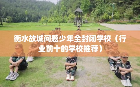 衡水故城问题少年全封闭学校（行业前十的学校推荐）