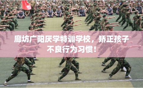 廊坊广阳厌学特训学校，矫正孩子不良行为习惯！