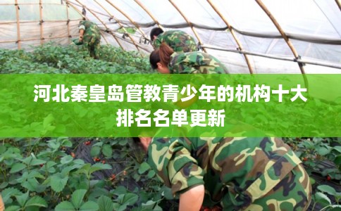 河北秦皇岛管教青少年的机构十大排名名单更新