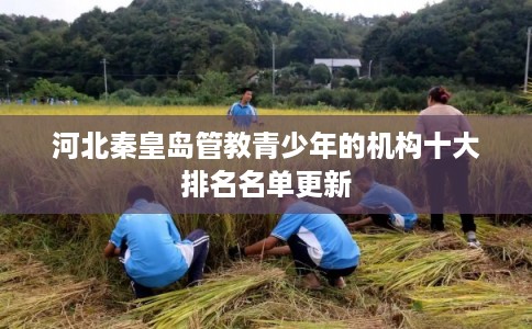 河北秦皇岛管教青少年的机构十大排名名单更新