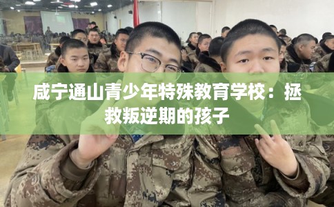 咸宁通山青少年特殊教育学校：拯救叛逆期的孩子