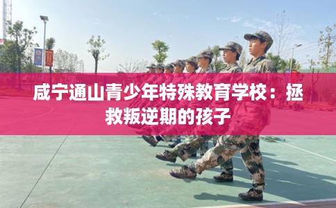 咸宁通山青少年特殊教育学校：拯救叛逆期的孩子