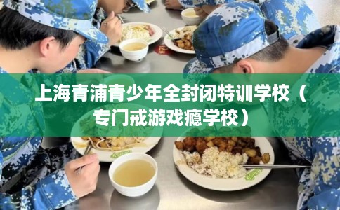 上海青浦青少年全封闭特训学校（专门戒游戏瘾学校）