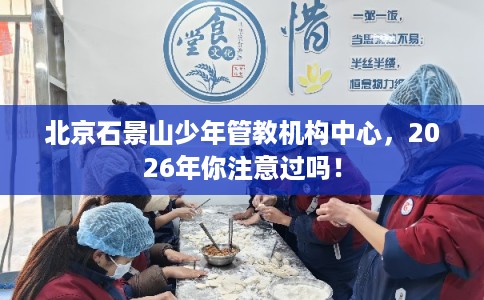 北京石景山少年管教机构中心，2026年你注意过吗！