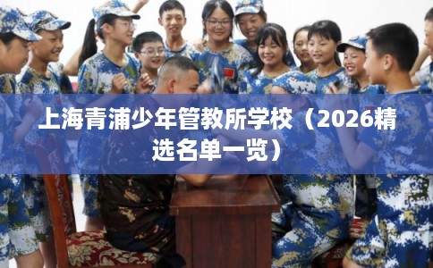 上海青浦少年管教所学校（2026精选名单一览）