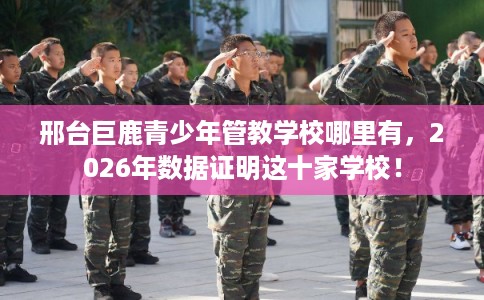 邢台巨鹿青少年管教学校哪里有，2026年数据证明这十家学校！