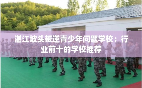 湛江坡头叛逆青少年问题学校：行业前十的学校推荐