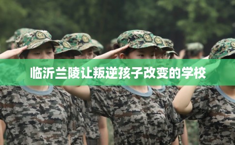 临沂兰陵让叛逆孩子改变的学校