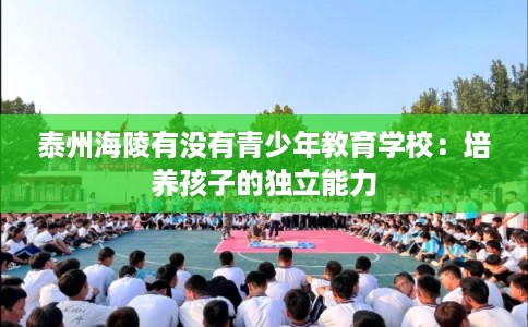 泰州海陵有没有青少年教育学校：培养孩子的独立能力