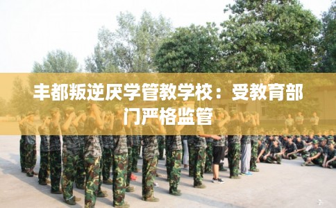 丰都叛逆厌学管教学校：受教育部门严格监管