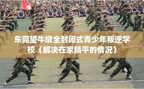 东莞望牛墩全封闭式青少年叛逆学校（解决在家躺平的情况）