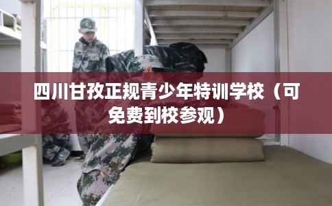 四川甘孜正规青少年特训学校（可免费到校参观）