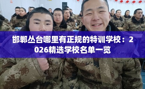 邯郸丛台哪里有正规的特训学校：2026精选学校名单一览