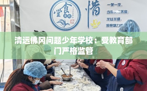 清远佛冈问题少年学校：受教育部门严格监管