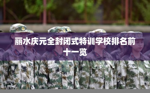 丽水庆元全封闭式特训学校排名前十一览