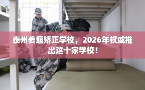 泰州姜堰矫正学校，2026年权威推出这十家学校！