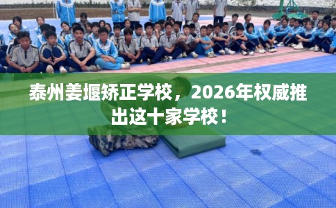 泰州姜堰矫正学校，2026年权威推出这十家学校！
