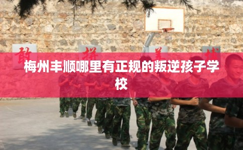 梅州丰顺哪里有正规的叛逆孩子学校