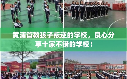 黄浦管教孩子叛逆的学校，良心分享十家不错的学校！
