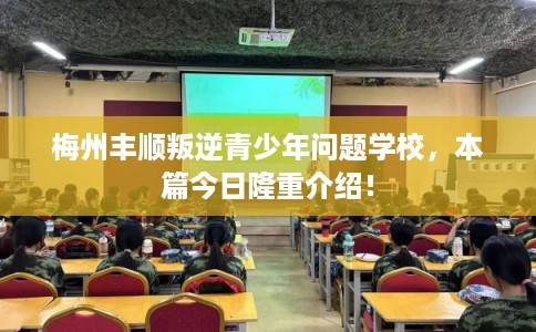 梅州丰顺叛逆青少年问题学校，本篇今日隆重介绍！