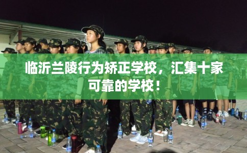 临沂兰陵行为矫正学校，汇集十家可靠的学校！