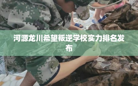 河源龙川希望叛逆学校实力排名发布