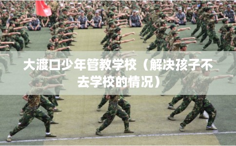 大渡口少年管教学校（解决孩子不去学校的情况）